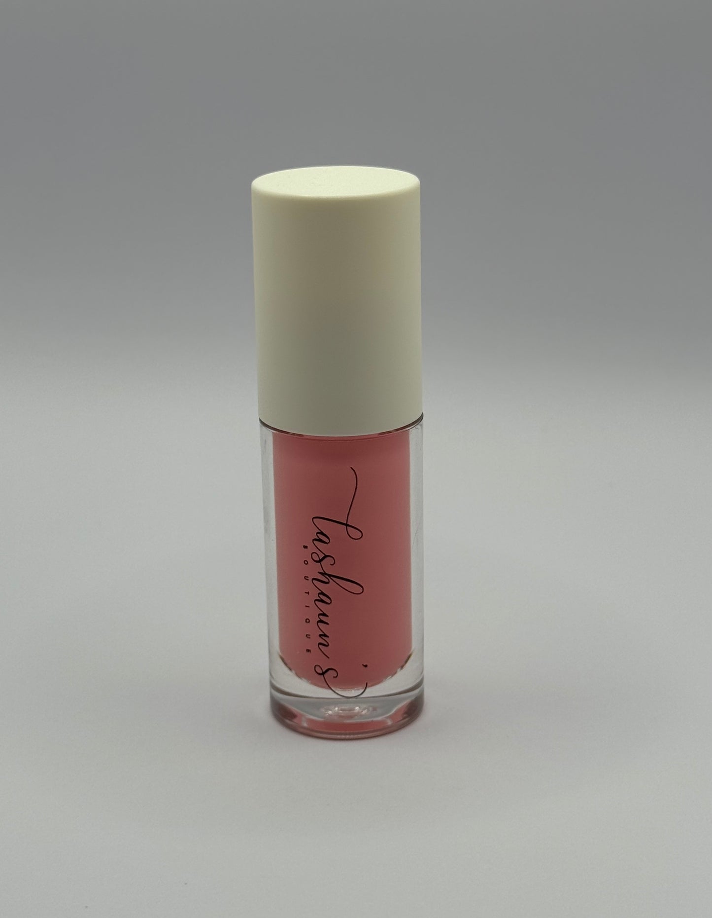 Pink pigmented lip gloss