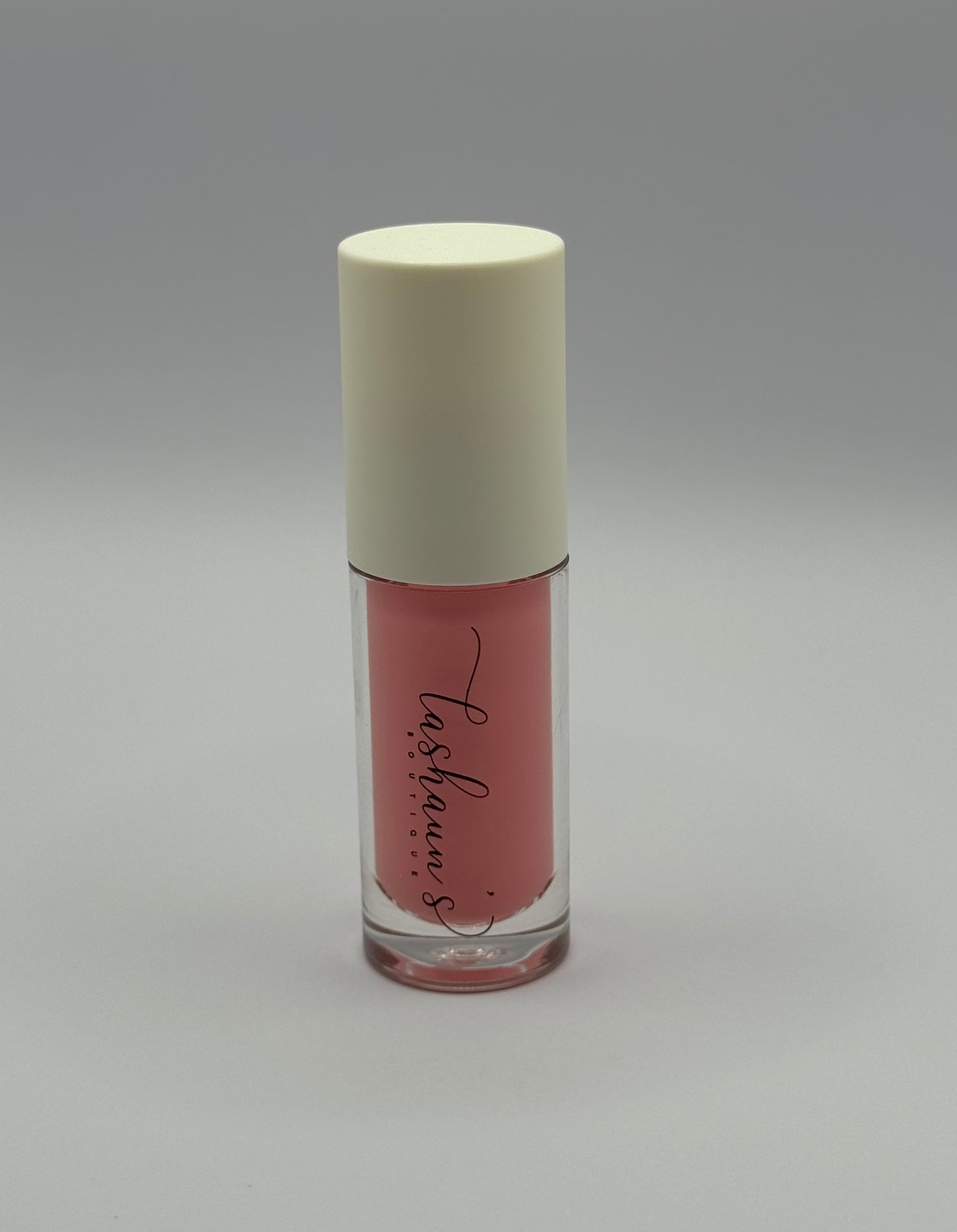 Pink pigmented lip gloss