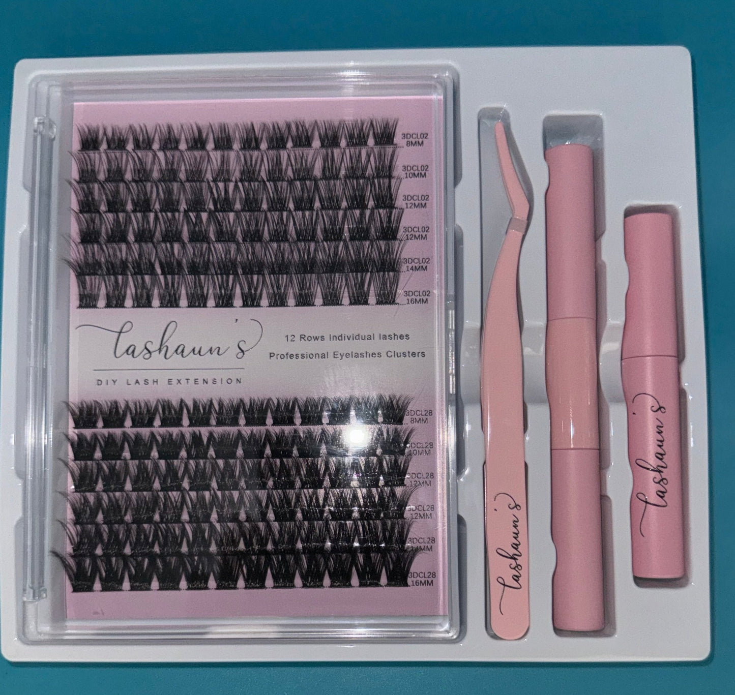 Cluster eyelash kit