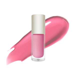 Light pink lip gloss